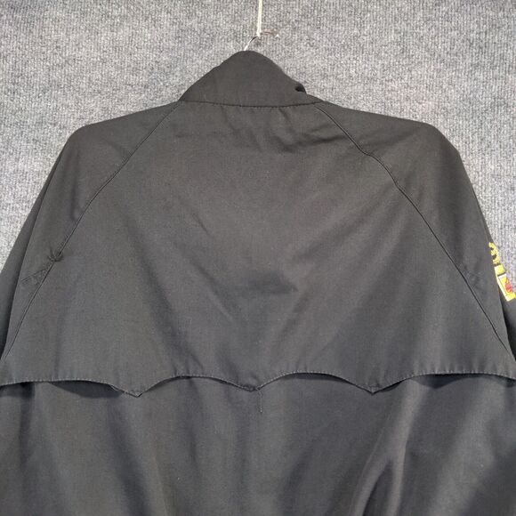 King Louie Men's UAW Chicago Stamping Full Zip Jacket Black Medium Vintage Union - Picture 8 of 15